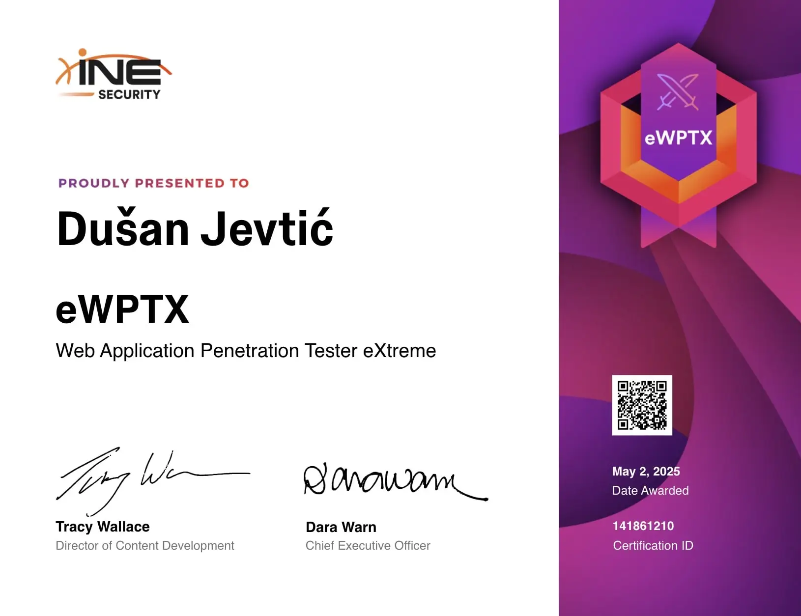 eWPTX certification